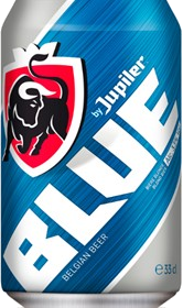 Jupiler Blue blik á 0,33 liter